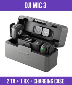 Dmr03 Dji Mic 3 2 Tx 1 Rx Charging Case Wireless Microphone For Iphone/android