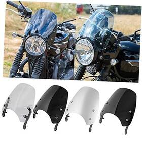 Fayedenicy 710157629930 Motorcycle T100 T120 Windshield Windscreen Wind Screen Deflectors Classic Smoke