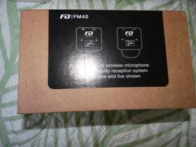 Feidu Fm40 Portable Uhf Wireless Lavalier Microphone Transmitter And Receiver New