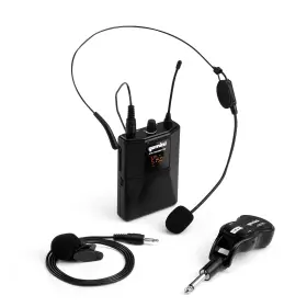 Gmu-hsl100 Gemini Uhf Wireless Hands Free Lavalier Headset Microphone System