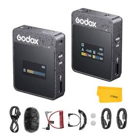 Godox Pa0705199 Movelink Ii M1 Wireless Lavalier Microphone Mic Compatible