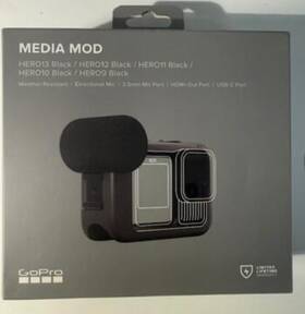 Gopro Hero9-13 Media Mod Directional Mic For Hero9 10 11 12 And 13 Black 99.95