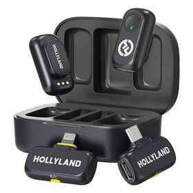 Hollyland 191460008528 Lark A1 Combo 2-person Wireless Microphone With Usb-c And Lightning