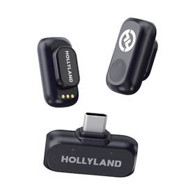 Hollyland 191460008825 Lark A1 Mini Duo 2-person Wireless Microphone System With Usb-c Gray