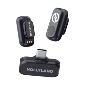 Hollyland 191460008825 Lark A1 Mini Duo 2-person Wireless Microphone System With Usb-c Gray