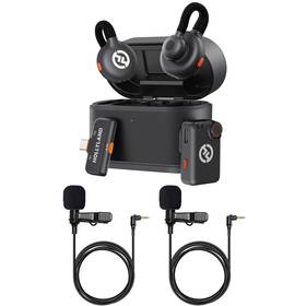 Hollyland 614198426018 Lark M2s Mini Combo 2-person Wireless Microphone With 2x Lavalier Mics