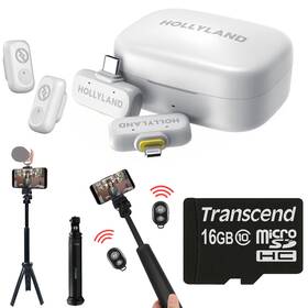 Hollyland 614198429781 Lark A1 Combo Mic System For Mobile Devices Content Creation Bundle