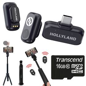 Hollyland 614198429798 Lark A1 Mini Duo Mic System For Mobile Devices Content Creation Bundle