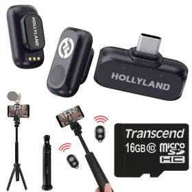 Hollyland 614198429798 Lark A1 Mini Duo Mic System For Mobile Devices Content Creation Bundle Hollyland 614198429798 Lark A1 Mini Duo Mic System For Mobile Devices Content Creation Bundle