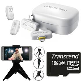 Hollyland 614198429934 Lark A1 Combo Wireless Microphone System For Mobile Devices Video Kit