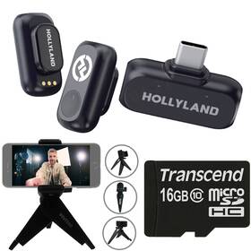 Hollyland 614198429941 Lark A1 Mini Duo Wireless Mic System For Mobile Devices Video Bundle