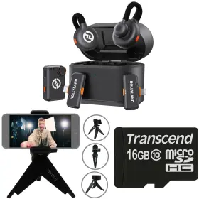 Hollyland 614198430015 Lark M2s Ultimate Combo Mic For Iphone/camera/android/pc Video Bundle