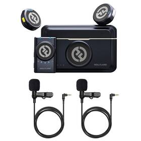 Hollyland Lark-m2mic-1k Lark M2 Duo Wireless Camera-mount Microphone System 2x Lavalier Mics