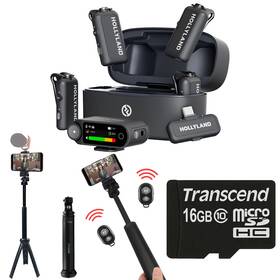 Hollyland Lark-max4p-1k Lark Max 2 Combo Microphone System For Cameras Mobile Devices Bundle
