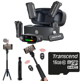 Lark-max4p-1k Hollyland Lark Max 2 Combo Microphone System For Cameras Mobile Devices Bundle
