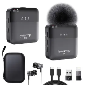Ye0-002 Iyes.top Wireless Lavalier Microphone With Real-time/audience Monitoring Audio Duck Inch Ye0-002 Iyes.top Wireless Lavalier Microphone With Real-time/audience Monitoring Audio Duck Inch