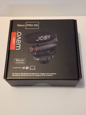 Joby Jb01810-bbw Wavo Pro Ds Hybrid Mic Usb-c/trs To Trs Camera-mount Shotgun Microphone