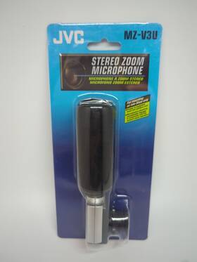 Jvc Mz-v3u Stereo Zoom Microphone New For Video Camera Info-shoe Vintage