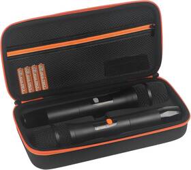 Kmise Mi8887 Microphone Case Bag For 2 Handheld Mesh With Zipper