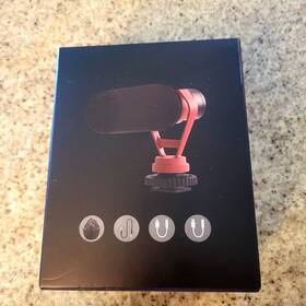 Kraftgeek 850041814155 Video Microphone Black Brand New Compatible With Smart Phones Laptops