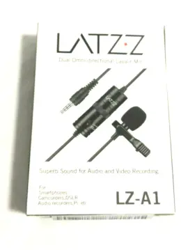 789655353 Latzz Dual Omni-directional Lavalir Mic Lz-a1 New