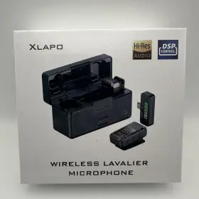 X004p9r5j7 Lavalier New Wireless Mini Microphone With Charging Case Xlapo Hires Dsp Lapel