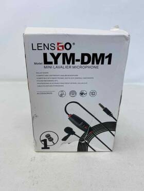 Lensgo Lym-dm1 Mini 3.5mm Universal Lavalier Microphone For Camera Phone