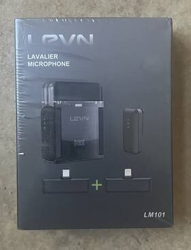 Levn Lm101 Wireless Lavalier Microphone For Iphone And Android Device. New
