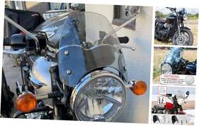 Lorababer 2509-2918 Motorcycle Flyscreen Windscreens Pare-brise Compatible With T-riumph
