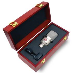 Melon Audio 735203121015 Wood Microphone Case For Neumann Tlm 102 Dark Brown