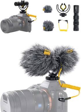 Microphones 445038188154 V-mic D4 Duo Dual Cardioid Camera Microphone