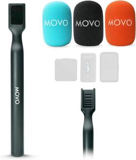 Movo 744759922649 Wmx-hm Mic Handle For Dji Rode Wireless Go Hollyland Lark And More