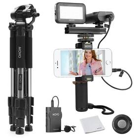 Movo 817711023644 Smartphone Vlog Kit With Wireless Lavalier Microphone For Iphone Android Ds