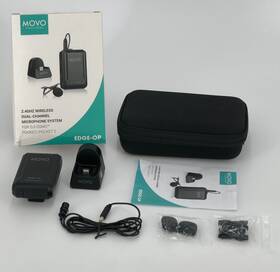Movo 817711025099 Edge-op Wireless Lavalier Microphone For Osmo Pocket 1 And 2 Lav Mic