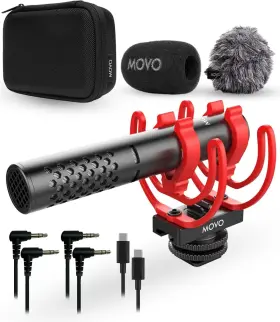 Movo 817711026102 X1-mini Video Supercardioid Shotgun Microphone - Usb-c/3.5mm