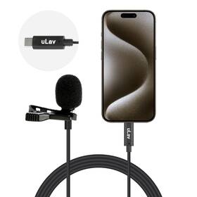 Movo 817711026348 Ulav-l Digital Lavalier Omnidirectional Clip On Microphone With Usb-c Connect