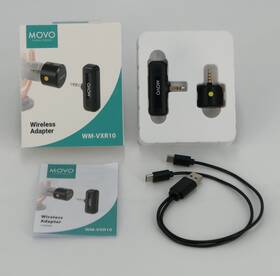 Movo 817711026492 Wm-vxr10 Wireless Shotgun Mic Adapter For Camera/dslr/3.5mm/trs To Vxr10