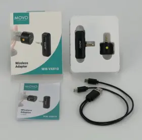 Wm-vxr10 Movo 817711026492 Wireless Shotgun Mic Adapter For Camera/dslr/3.5mm/trs To Vxr10