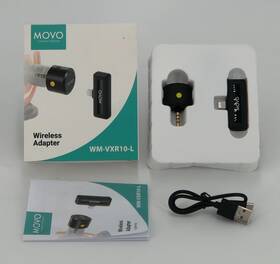Movo 817711026515 Wm-vxr10 Wireless Shotgun Mic Adapter For Iphone/lightning Devices To Vxr10