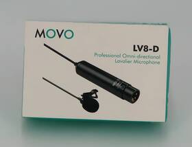 Movo Lv8-d Broadcast-quality Xlr Lavalier Omni-directional Wired Microphone