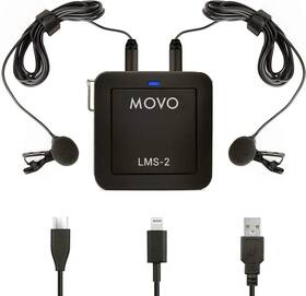 Movo Photo Lms-2 - Universal Dual Channel Wired Lavalier