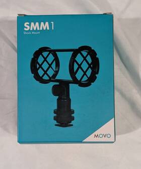 Movo Smm1 Camera Video Shock Mount For Shotgun Microphones 19-25mm In Diameter