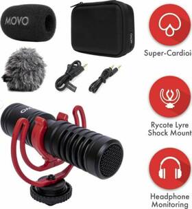 Movo Vxr10-pro Supercardioid Shotgun Microphone Brand New Never Used