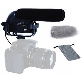 Movo Vxr4000 Hd Condenser Prosumer Video Microphone For Sony Nikon Canon Dslr Vi