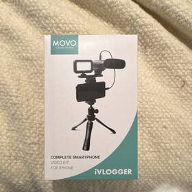 Movo Vxr45 Ivlogger Iphone Smartphone Video Kit With Led Light Lightning