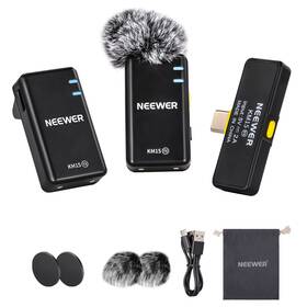 Neewer 21000072 Wireless Microphone Set For Phone With Type C Interface Lav Mic Ipho