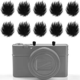 Nezyo 313114178139 10 Pcs Camera Mic Windscreen Wind Muff Built In Microphone