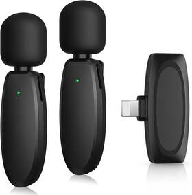 Oleciya 720158411281 Wireless Lavalier Microphone For Iphone/ipad Noise Reduction Lapel Mic