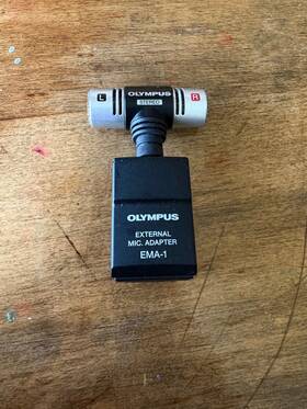 Olympus Me51s Ema-1 Microphone Adapter For E-p2 Ep-3 E-pl1 Digital Cameras