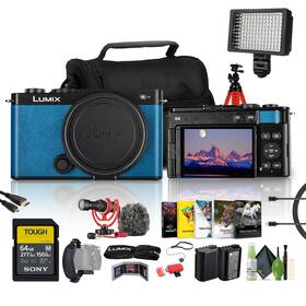 Panasonic 094148747149 Lumix S9 Camera Blue Rode Videomicro Camera-mount Shotgun Microphone